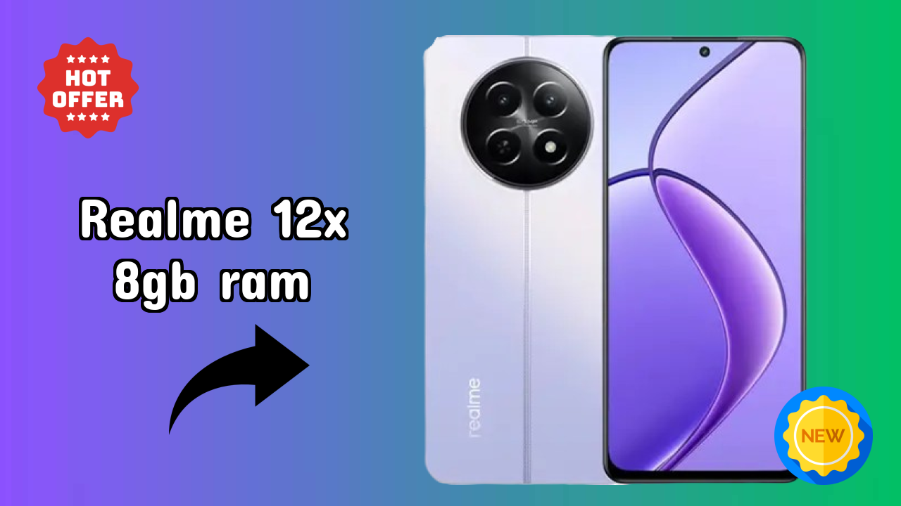 Realme 12x 8GB RAM Display Review: IPS LCD Screen Size