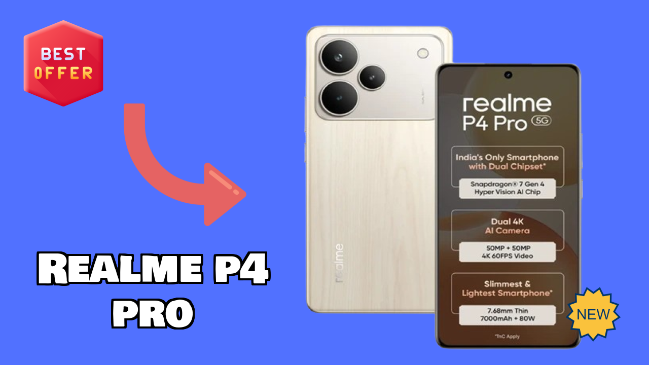 Realme P4 Pro at ₹23,999 - Complete Specifications